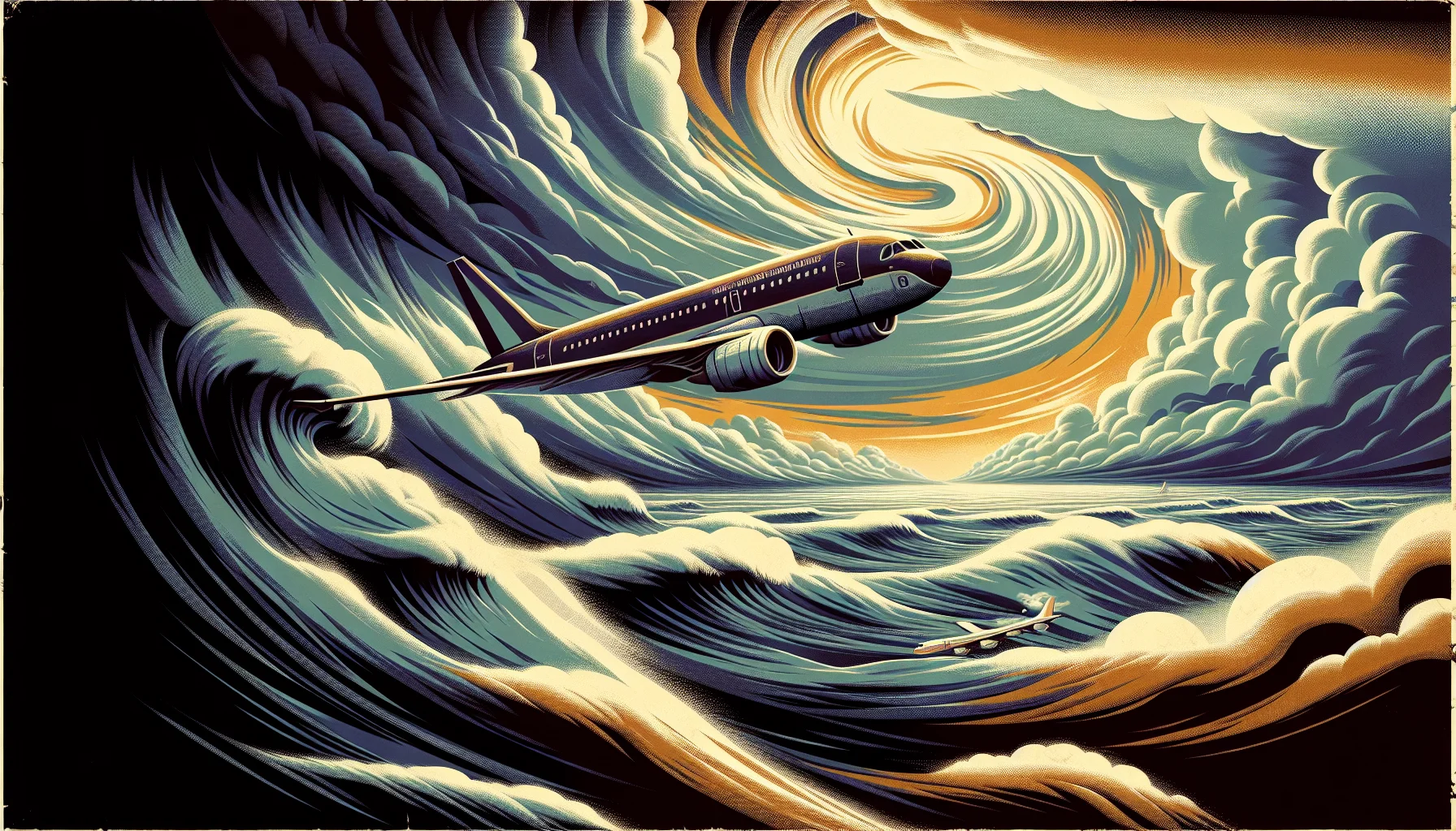 Hero image for Flying towards a Typhoon