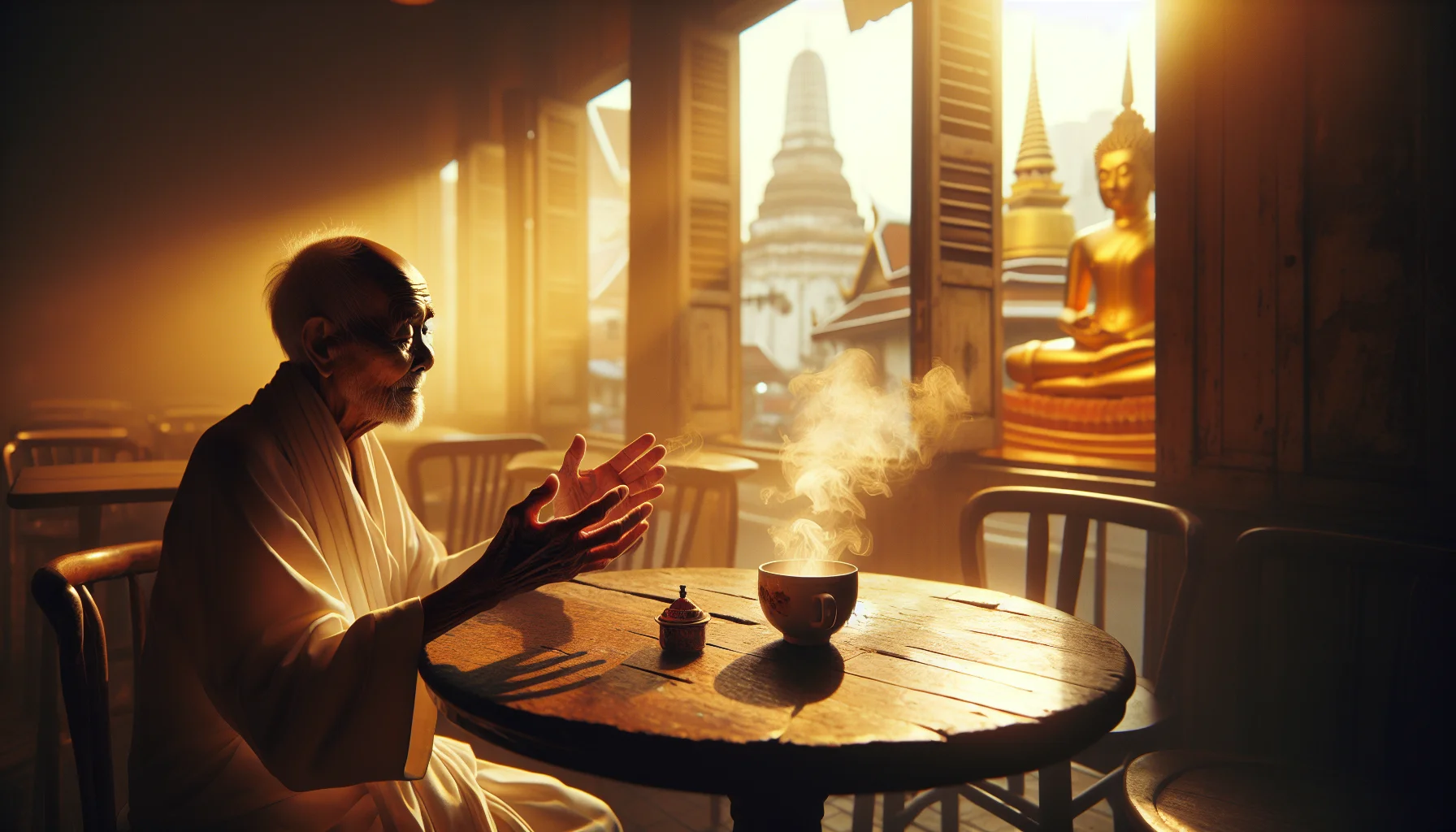Hero image for Bangkok, Starbucks and a holy man