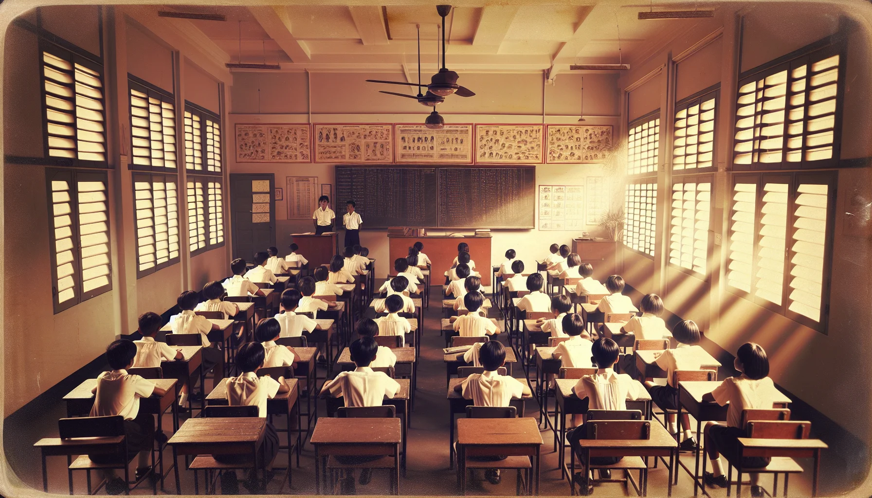 Hero image for 40 students in the class room