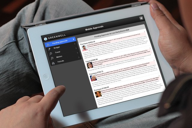 XPages app on a tablet